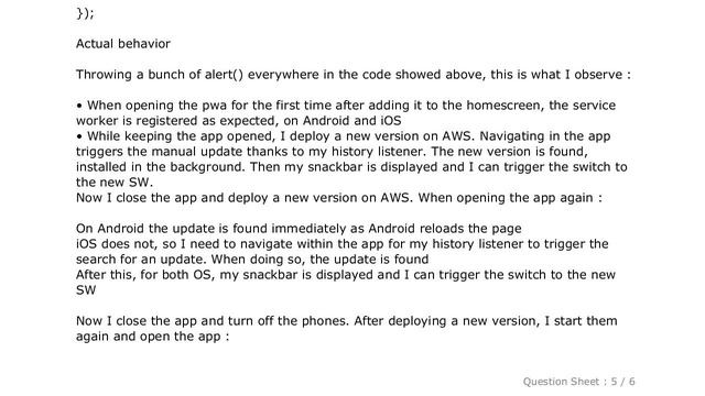 iOS : ReactJs PWA not updating on iOS смотреть онлайн