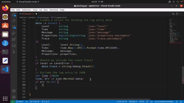 Building APIs with Go - Advanced Logging Part 3 смотреть онлайн