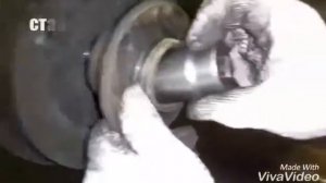 Замена подшипника задней правой ступицы на ваз2114 под прессом