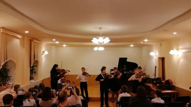 Ансамбль скрипачей ДШМ №74 Д. Шостакович Романс из к/ф Овод смотреть онлайн