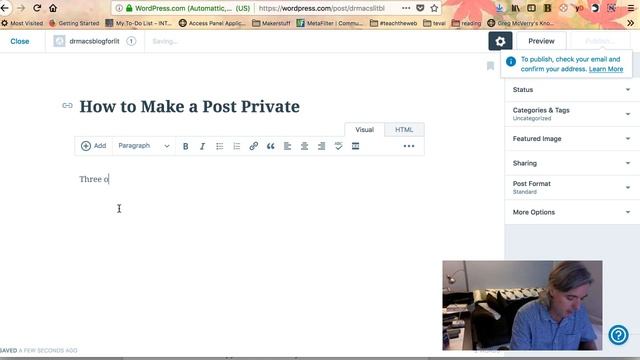 EDU 307 Daily Update I: Controlling Privacy in WordPress смотреть онлайн
