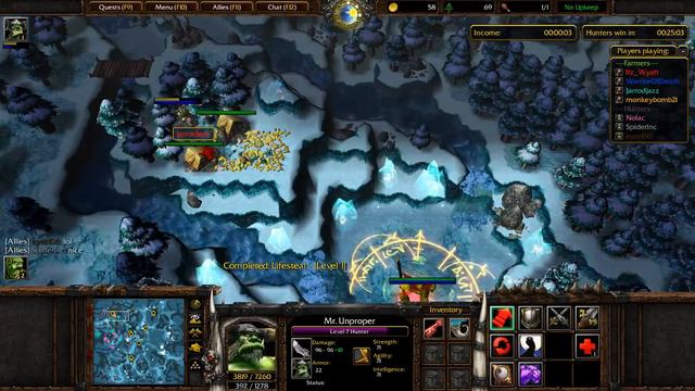 WarCraft 3 Farmer vs Hunter #321 Hunter смотреть онлайн