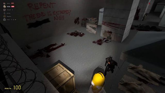 Homer Simpson lost in the backrooms | Gmod horror map смотреть онлайн