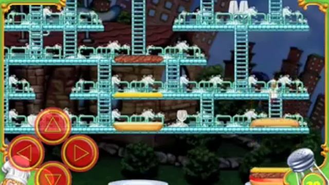 Burger Time Deluxe for iPhone iPod Touch Gameplay смотреть онлайн
