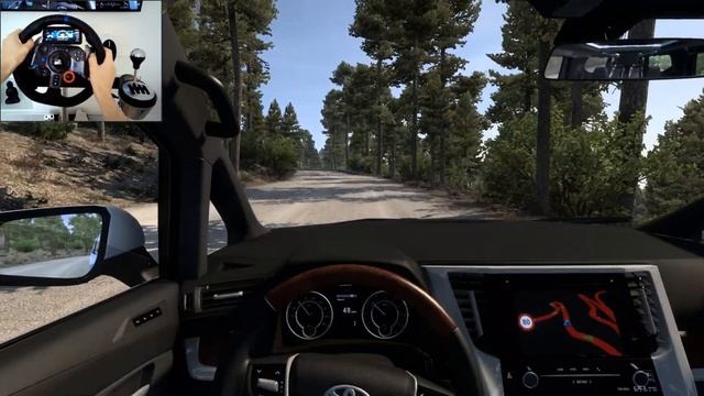 To the mountains in a Minivan Toyota Alphard - Euro Truck Simulator 2 | Logitech G29 gameplay смотреть онлайн