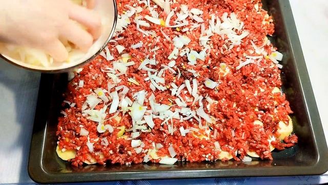 Үйде фарш пен картоп болса,осы тағамды дайындаңыз?Мясо по-французски. смотреть онлайн