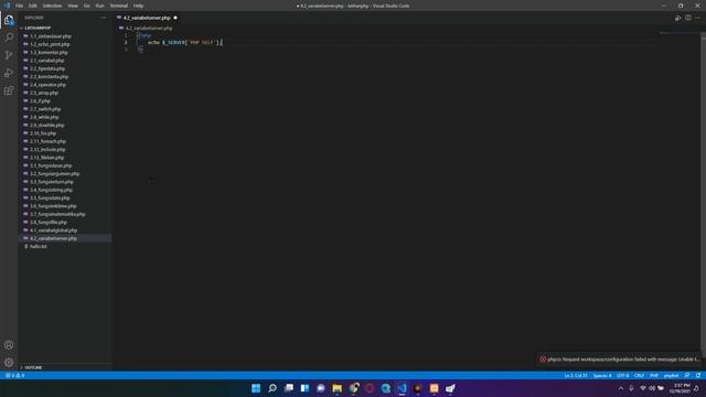 4 PHP Variabel Super Global смотреть онлайн