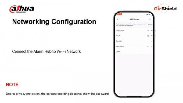 Как добавить Dahua Alarm Hub в DMSS