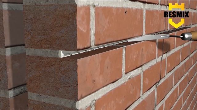 Спиральные анкеры Resmix. Технология ремонта кирпичной кладки с трещинами. смотреть онлайн