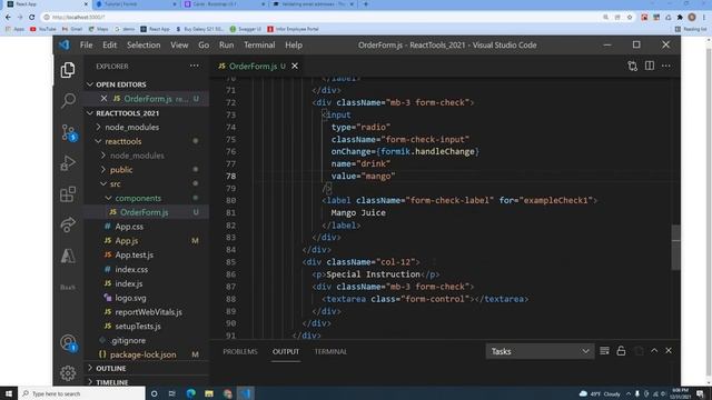 React Formik Form (Food Order Menu) смотреть онлайн