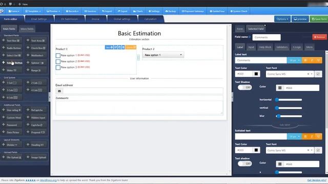 How to create an estimation form | Zigaform WP Calculator & Cost Estimation Form Builder v3.9 смотреть онлайн