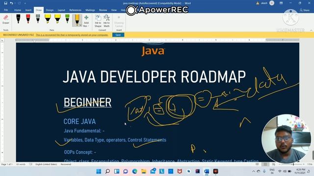 Java developer RoadMap | Java fundamental смотреть онлайн