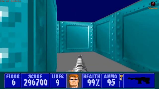 Wolfenstein 3D #9 - A Dark Secret (уровни 5-9)(немое прохождение/без комментариев) смотреть онлайн