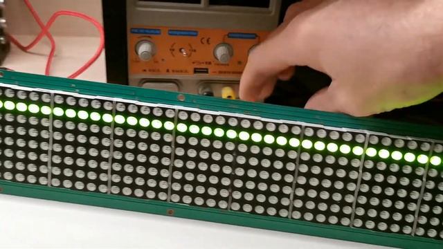 Управление LED панелью с помощью Arduino. Пример 1 смотреть онлайн