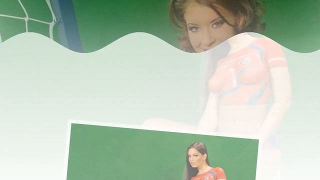 Футбольный БодиАрт, откровенный бодиарт. Body Art  Painting Girls Soccer Players.
