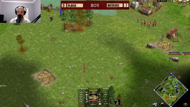 Player (Zeus) vs Matreiuss (Poseidon) - Age of Mythology: The Titans (Game 2) смотреть онлайн