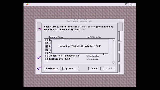 Installing Mac OS System 7.6.1 from a CD on an Apple Macintosh LC III w/ RaSCSI HD (In Real Time!) смотреть онлайн