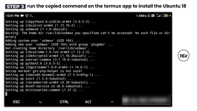 How to Install & Run UBUNTU 18.04 on Android Phone | using Termux and Andronix app | LINUX in Mobil смотреть онлайн