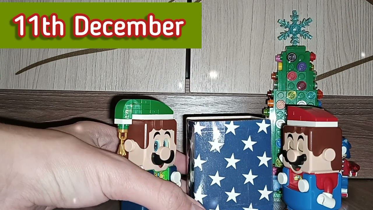 My Christmas & New Year Advent Calendar mini surprises by Lego Super Mario & Luigi. Day 11 #shorts смотреть онлайн