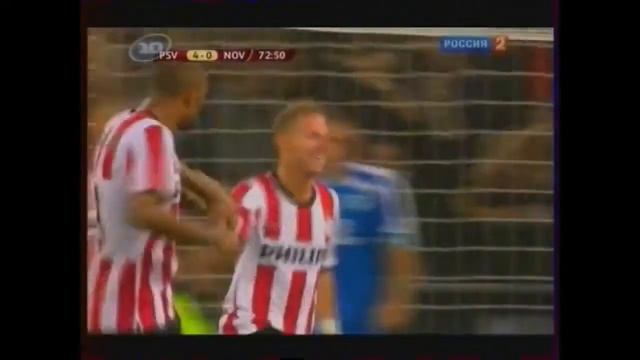 PSV Eindhoven vs Sibir Novosibirsk (Europa League 2010/2011 Qualifier) смотреть онлайн