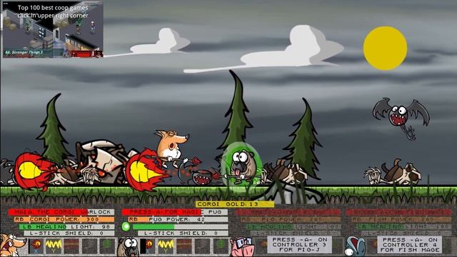 Corgi Warlock PC - local coop gameplay смотреть онлайн