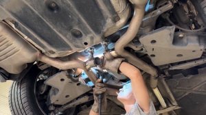 МОЩНЫЙ ВЫХЛОП на MERCEDES w222 4.7