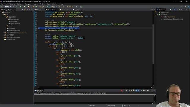 JavaFx Application 11 Calendar Styling Continue, CSS смотреть онлайн