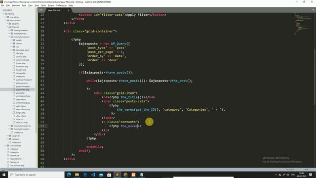 WordPress Ajax filter posts using the Category | Filter post by category using ajax WordPress Hindi смотреть онлайн