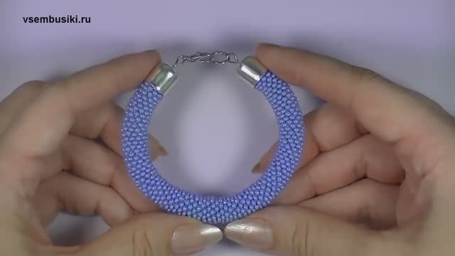 БРАСЛЕТ ЖГУТ ИЗ БИСЕРА КРЮЧКОМ МАСТЕР КЛАСС смотреть онлайн