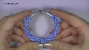БРАСЛЕТ ЖГУТ ИЗ БИСЕРА КРЮЧКОМ МАСТЕР КЛАСС