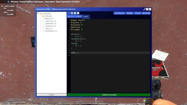 Туториал по Wiremod - Часть 7 - Expression 2 смотреть онлайн