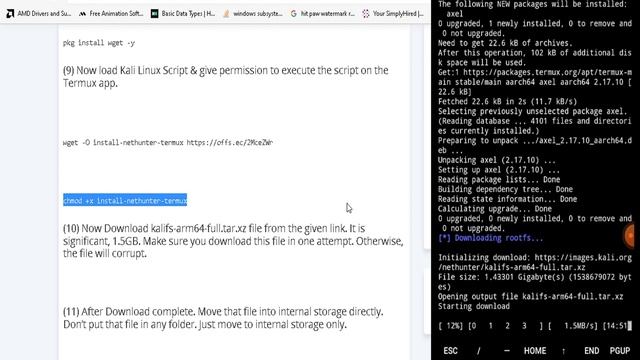 Install Kali Linux on Android NO ROOT | Kali Nethunter 2021 | #Kali_Linux_Android | Advanced Coding смотреть онлайн