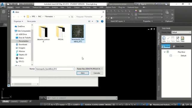 Como adicionar uma imagem raster no AutoCAD Map смотреть онлайн