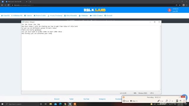 How to get free robux on roblox 2021 Using rblx.land смотреть онлайн
