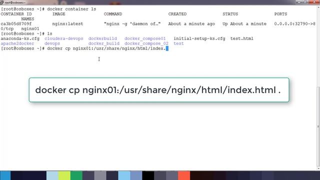 Docker - Copy files from Container to hostfile смотреть онлайн