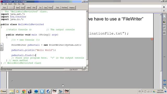 ICS3U 3 1 Output to a File смотреть онлайн