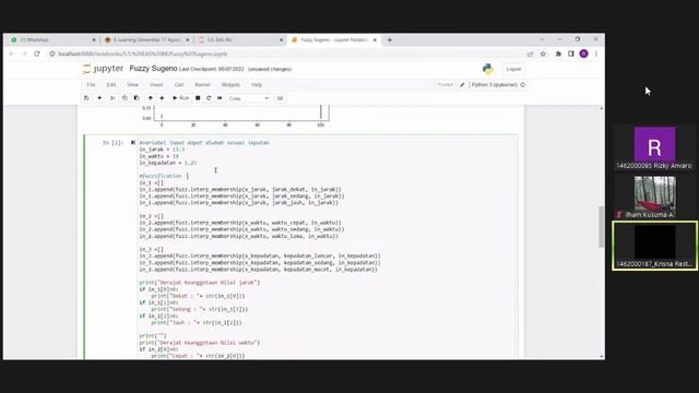 Fuzzy Sugeno dengan python untuk menentukan jalur terbaik menuju wisata di Surabaya смотреть онлайн