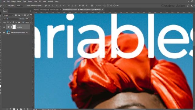 Photoshop Layer Mask Tutorial | Claudine Julien смотреть онлайн