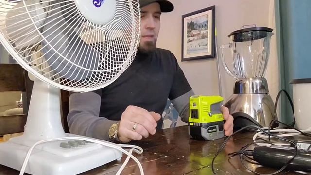 RYOBI one+ 150W POWER INVERTOR testing смотреть онлайн