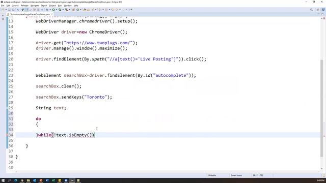 Part13-Selenium with Java Tutorial | Practical Interview Questions and Answers | DropDowns смотреть онлайн