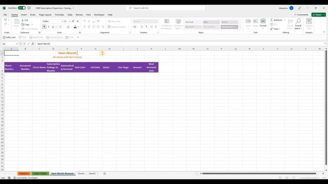 SUBSCRIPTIONS TRACKING in Excel. Automate RENEWALS. Course. With FREE TEMPLATE. смотреть онлайн
