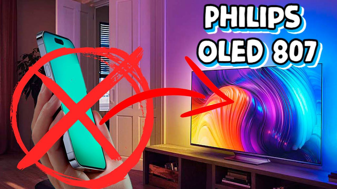 Телевизор по цене Iphone 15 pro Max - Philips OLED 807 смотреть онлайн