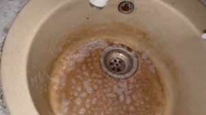 Как отмыть раковину из искусственного камня за 2минуты