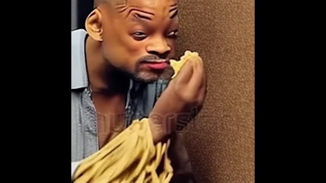 Will Smith Eating Spaghetti And Meatballs