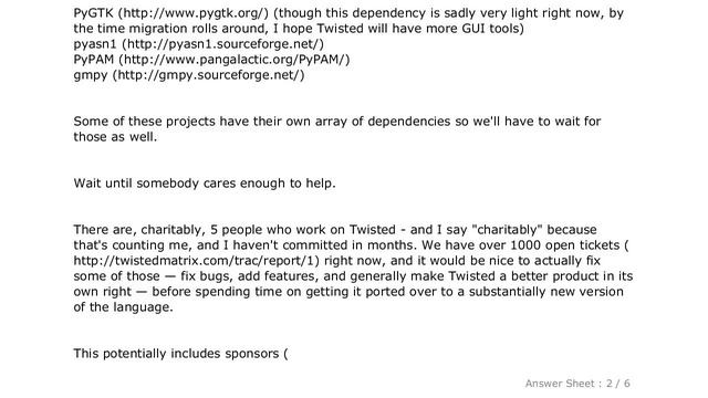 PYTHON : How are you planning on handling the migration to Python 3? смотреть онлайн