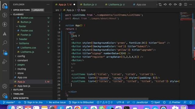 #03- React Props, Bootstrap Styling in ReactJS | ReactJS 2022 | Naveed Sarwar | Urdu/Hindi смотреть онлайн
