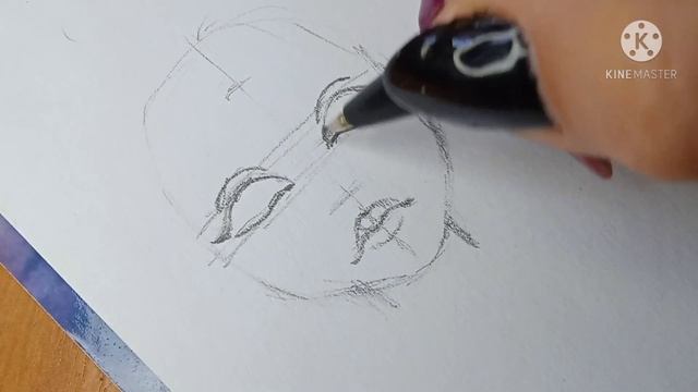 Как нарисовать лицо ,легко смотреть онлайн