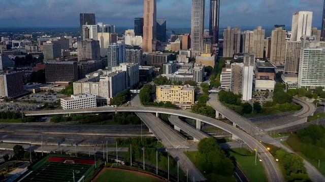 Atlanta Hyperlapse - Day and Night | Mavic 2 Pro смотреть онлайн