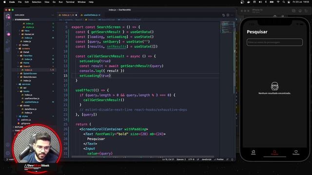Aula 5 | Finalizando e testando aplicativo de Star Wars смотреть онлайн