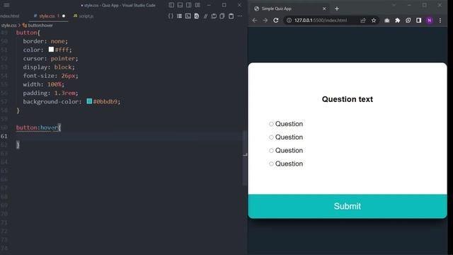 Simple Quiz App Using HTML CSS & JavaScript | Build Quiz App (Free JavaScript Source Code 2023) смотреть онлайн